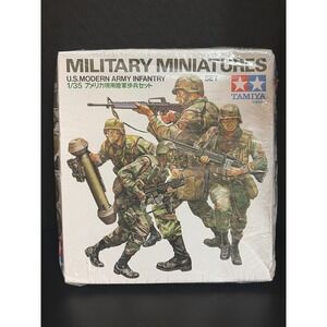 Sealed Tamiya 1:35 Military Miniatures US Modern Army Infantry Kit #35133